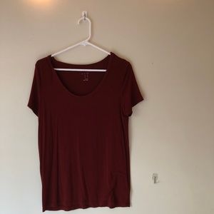 Maroon Tee
